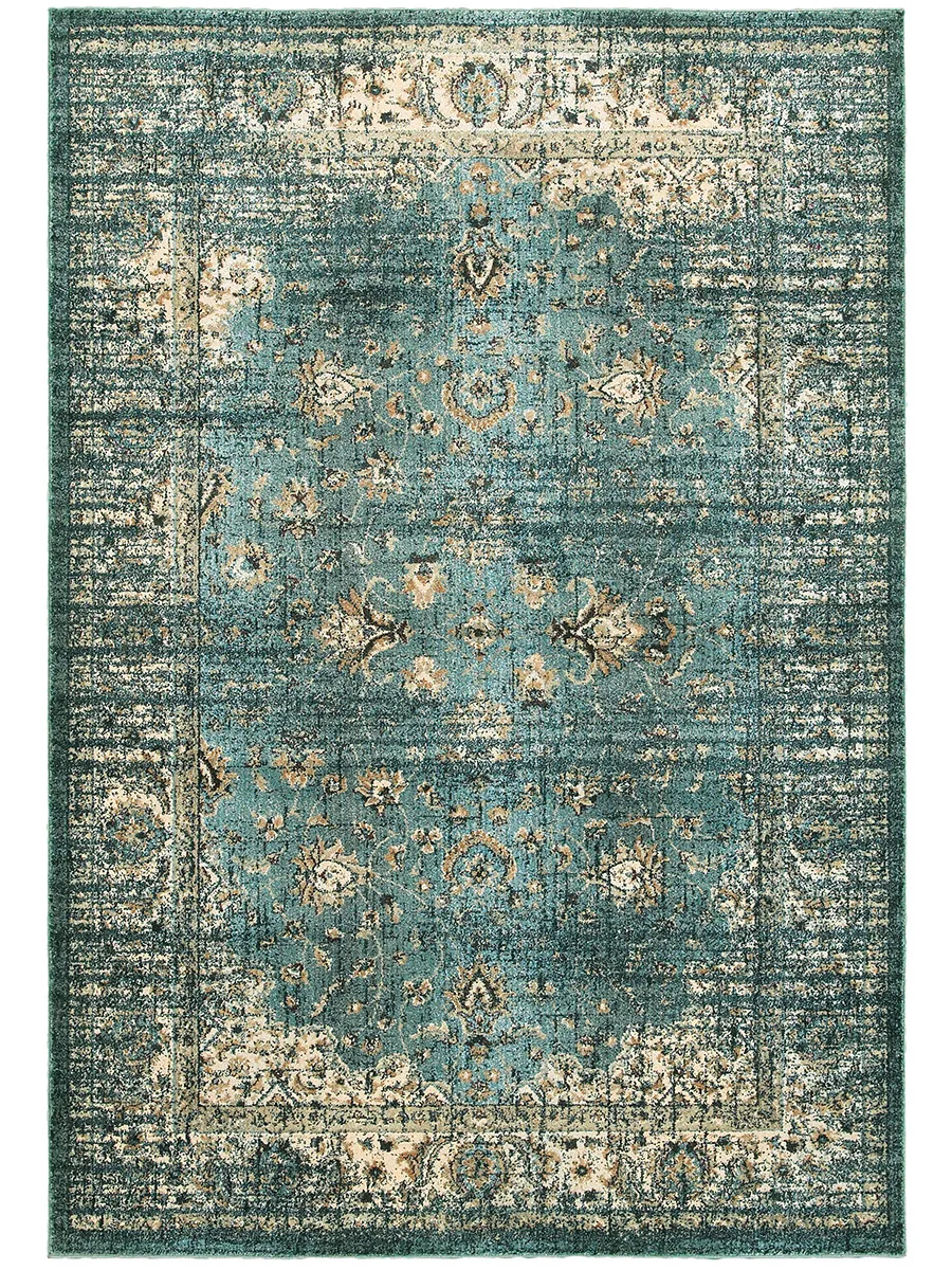 Empire 7'10" Blue Rug