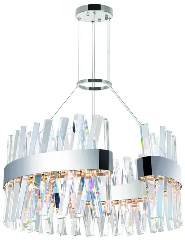 CWI Lighting Glace LED Chandelier With Chrome Finish