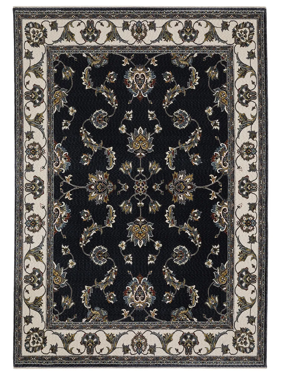 Vivian 6'7" x 9'6" Navy Rug