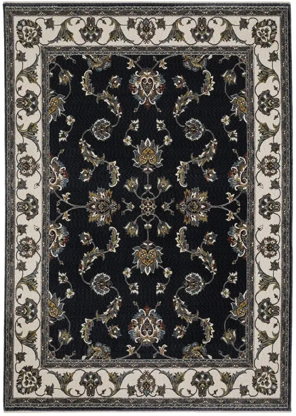 Vivian 6'7" x 9'6" Navy Rug