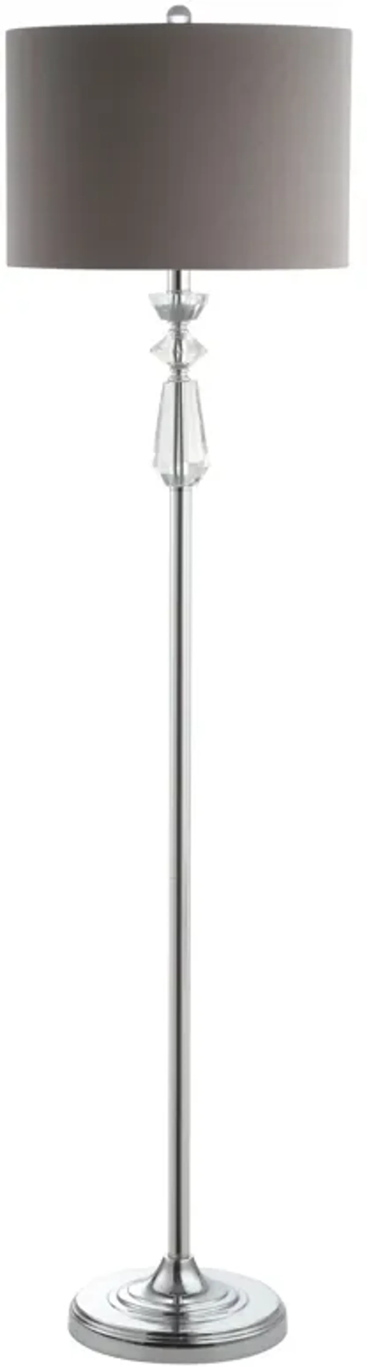 Layla Crystal / Metal LED Floor Lamp