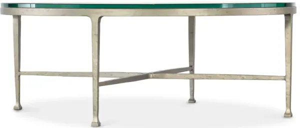 Cora Glass Top Round Coffee Table