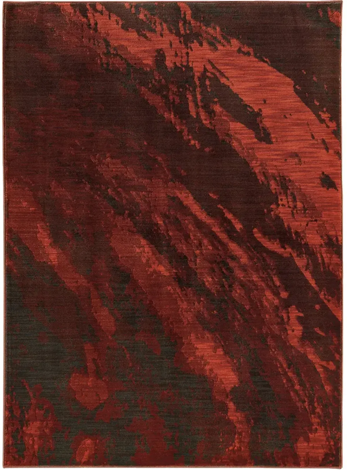 Sedona 1'10" x 3' Red Rug