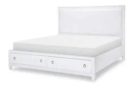 Summerland Upholstered King Bed w/ Storage