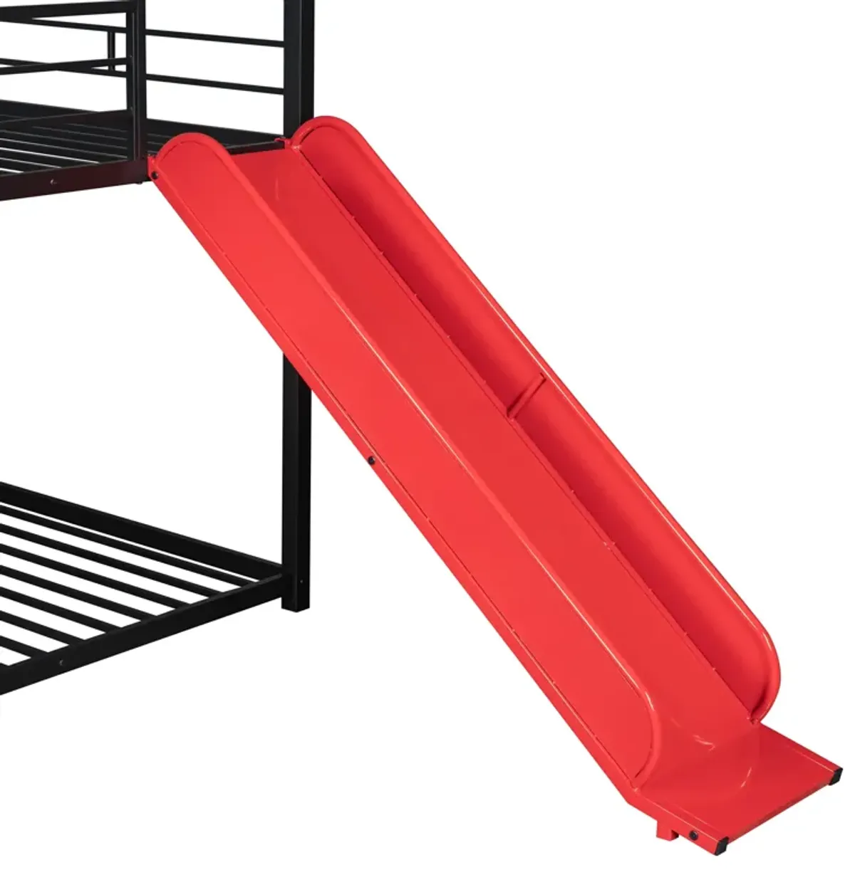 Merax Metal Bunk Bed House Bed With Slide