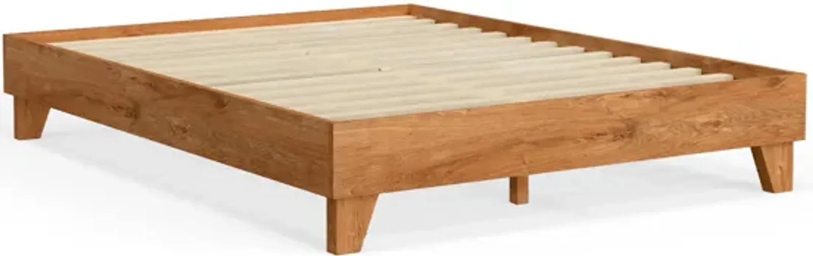 eLuxury Wooden Platform Bed Frame