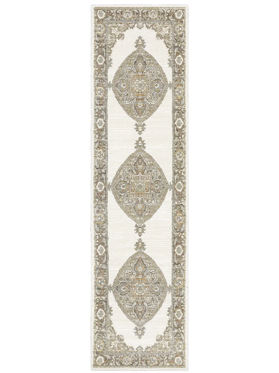 Andorra 2'3" x 8' Beige Rug