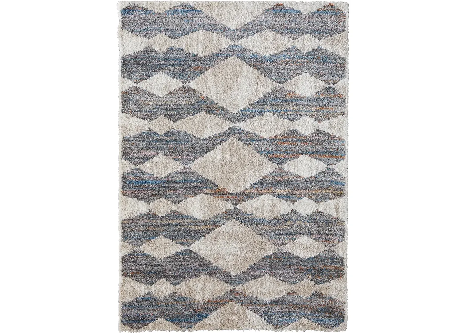 Mynka 39IFF Tan/Ivory/Blue 10' x 14' Rug