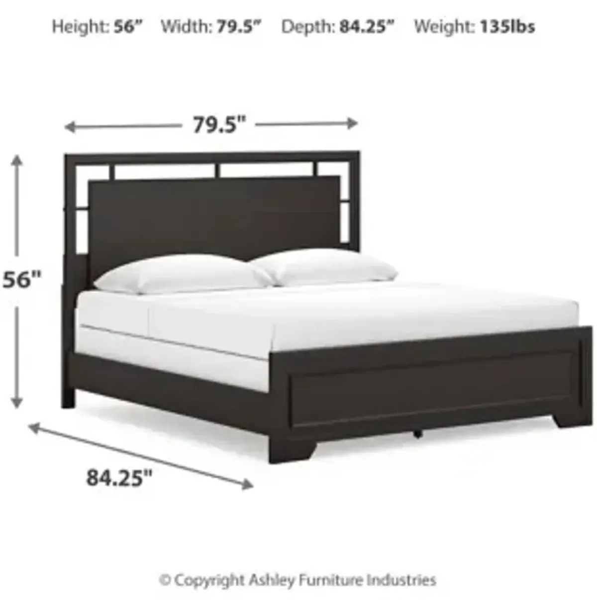 Covetown King Panel Bed