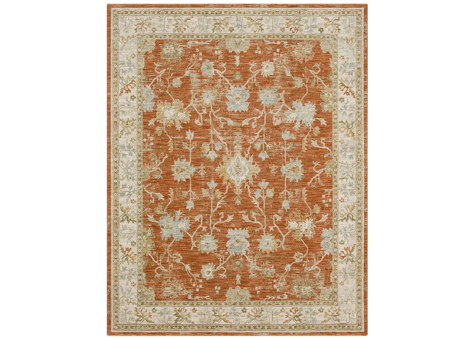 Adalia Iznik Rust 2' 7" X 7' 3" Rug