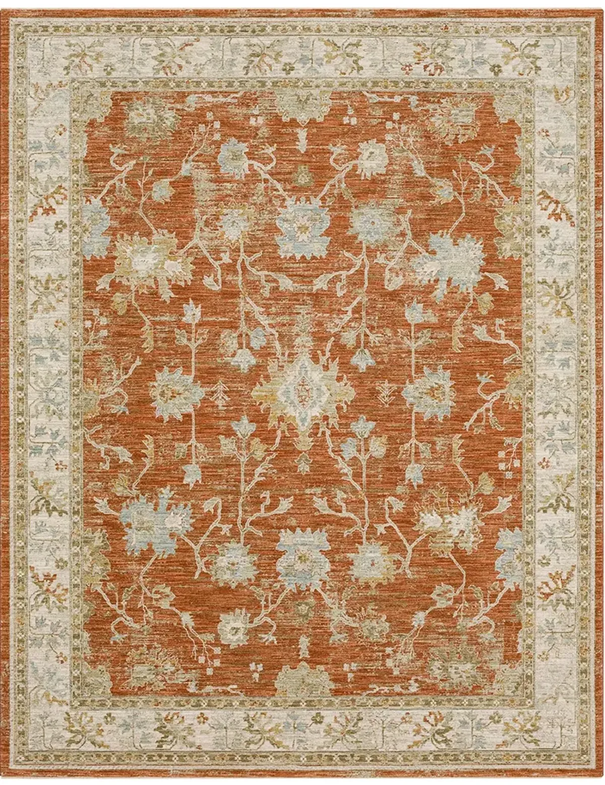 Adalia Iznik Rust 2' 7" X 7' 3" Rug