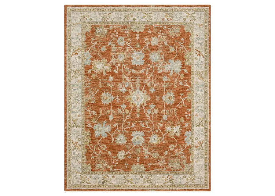 Adalia Iznik Rust 2' 7" X 7' 3" Rug