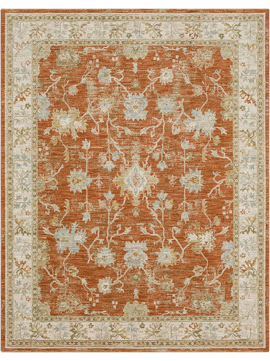 Adalia Iznik Rust 2' 7" X 7' 3" Rug