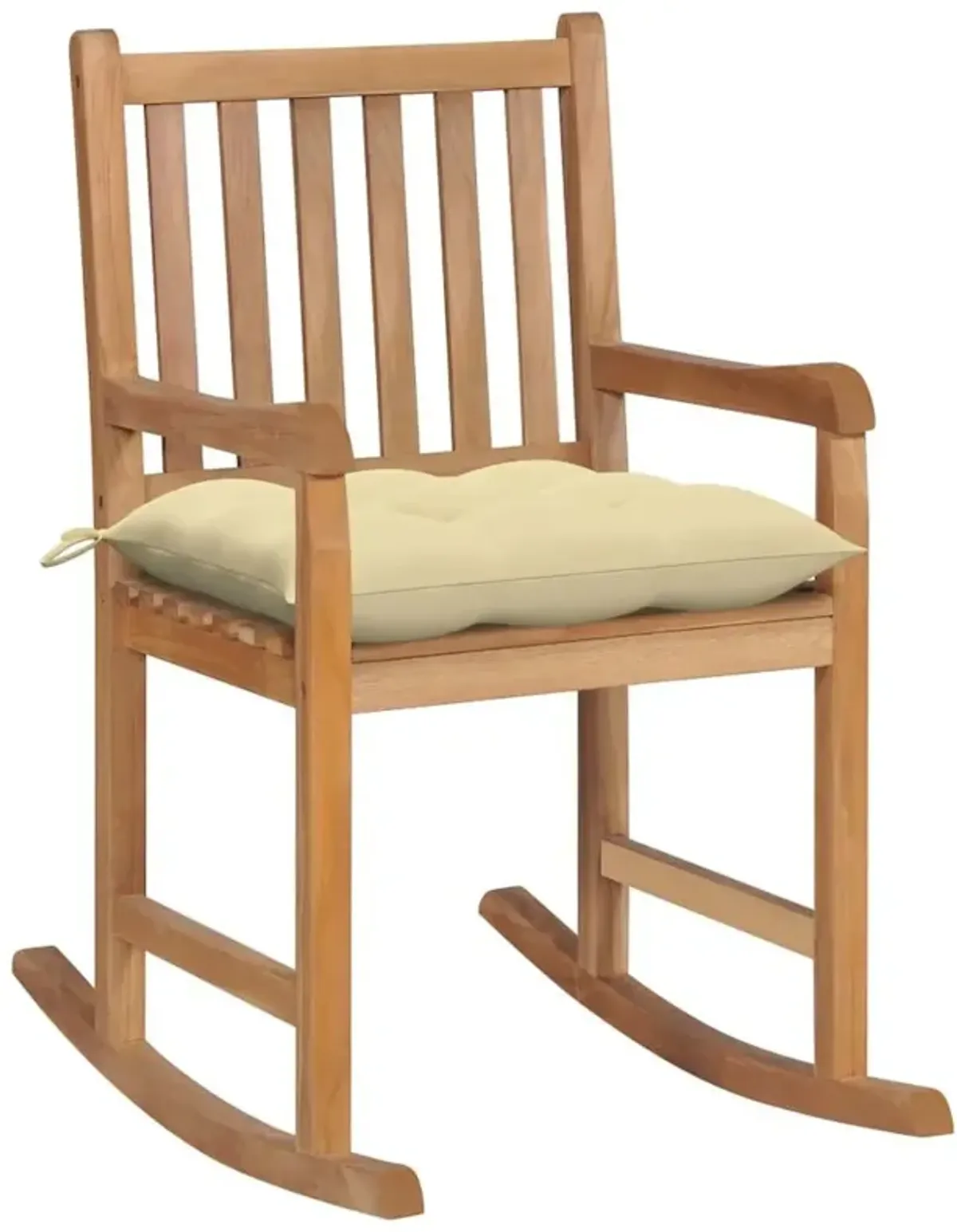 Rocking Chair Teak Fine sanded teak wood with water-based finish