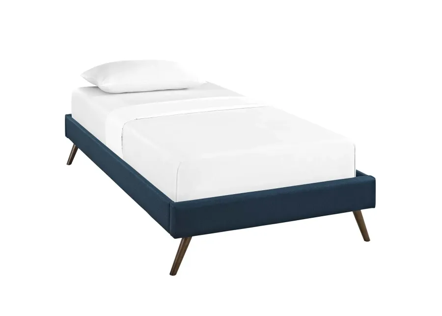 Modway - Loryn Twin Fabric Bed Frame with Round Splayed Legs