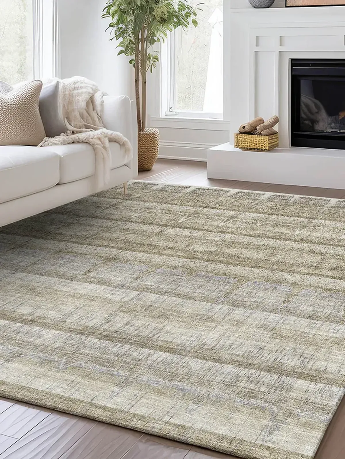 Trevi TV19 Taupe 2'3" x 7'6" Rug