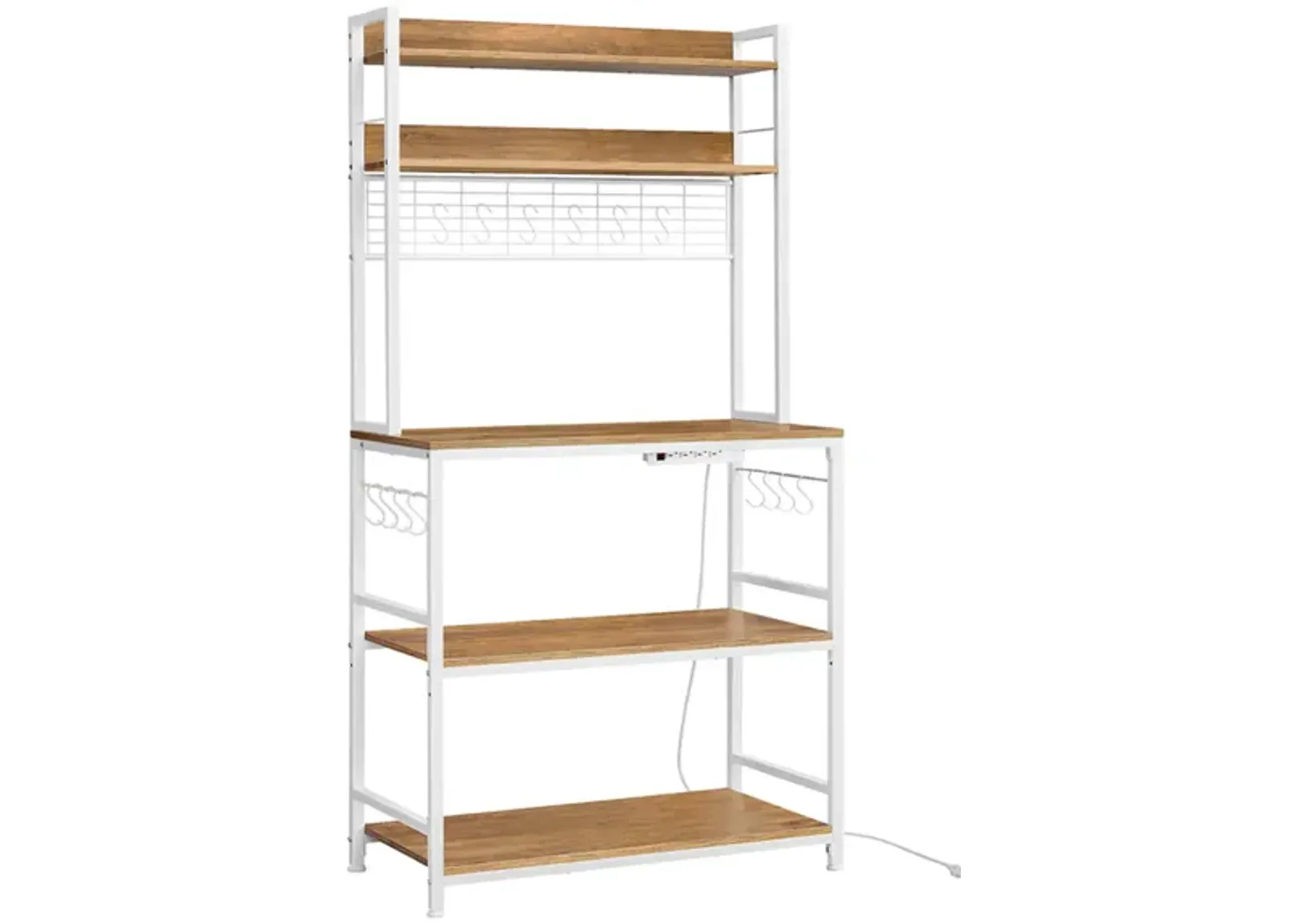 Bakers Rack with Power Outlet