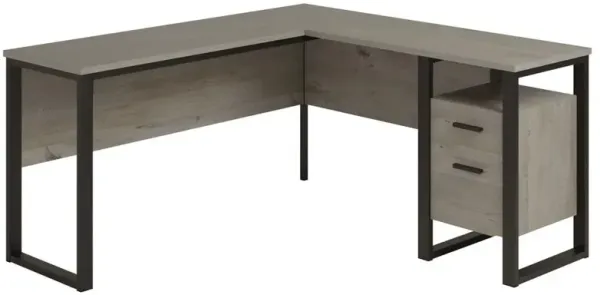 Sauder Rock Glen L-Desk Mystic Oak