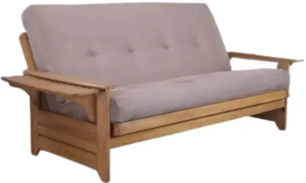 Phoenix Frame-Butternut Finish-Suede Peat Mattress