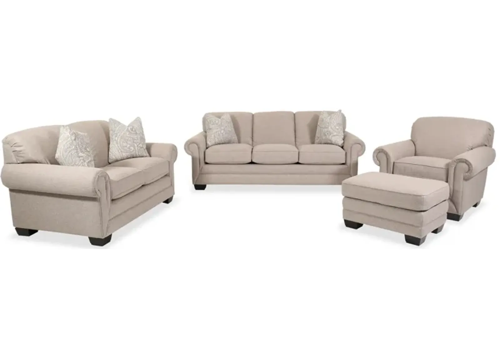 Mackenzie Four-Piece Wicker Sofa Set