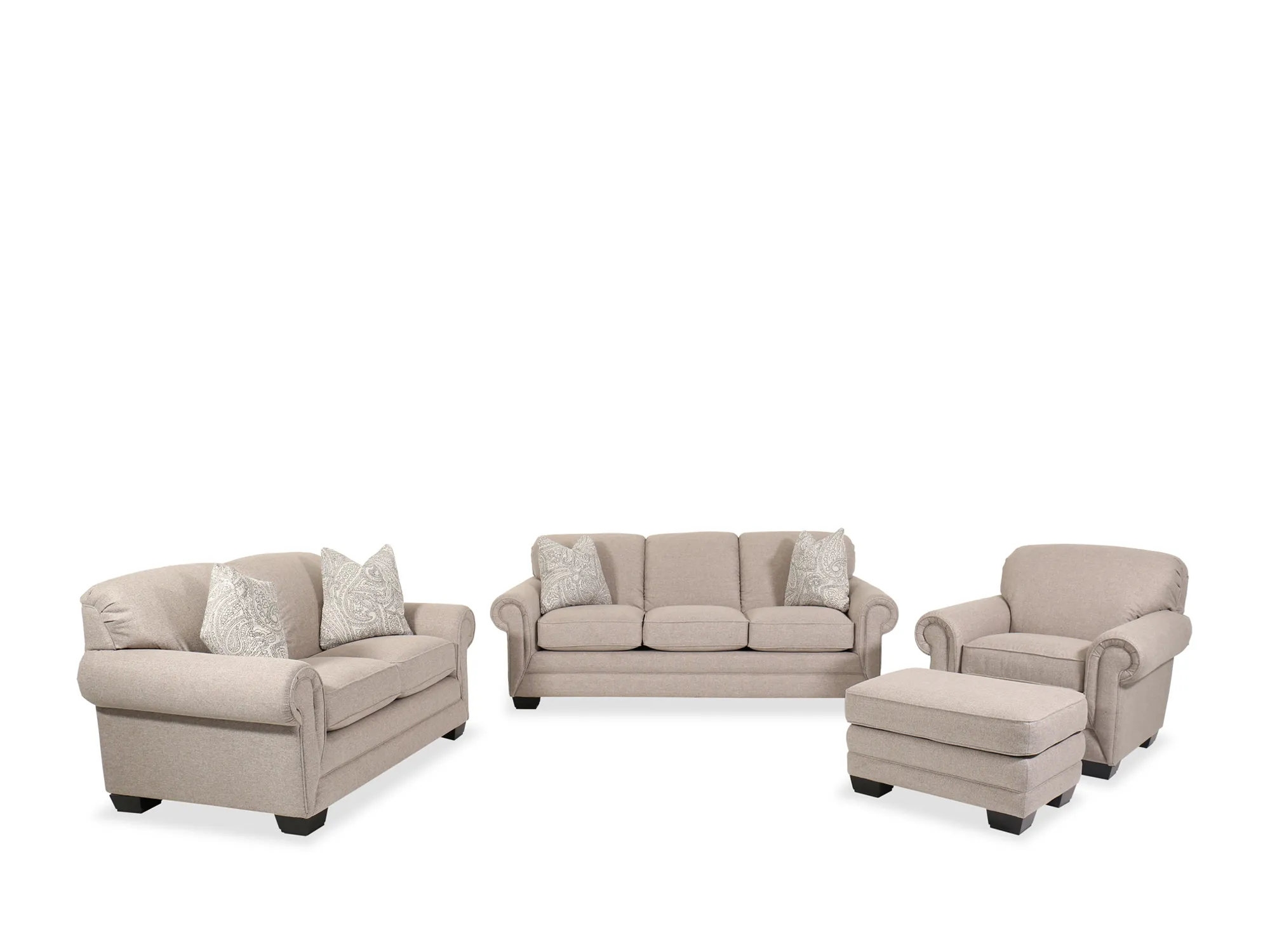 Mackenzie Four-Piece Wicker Sofa Set