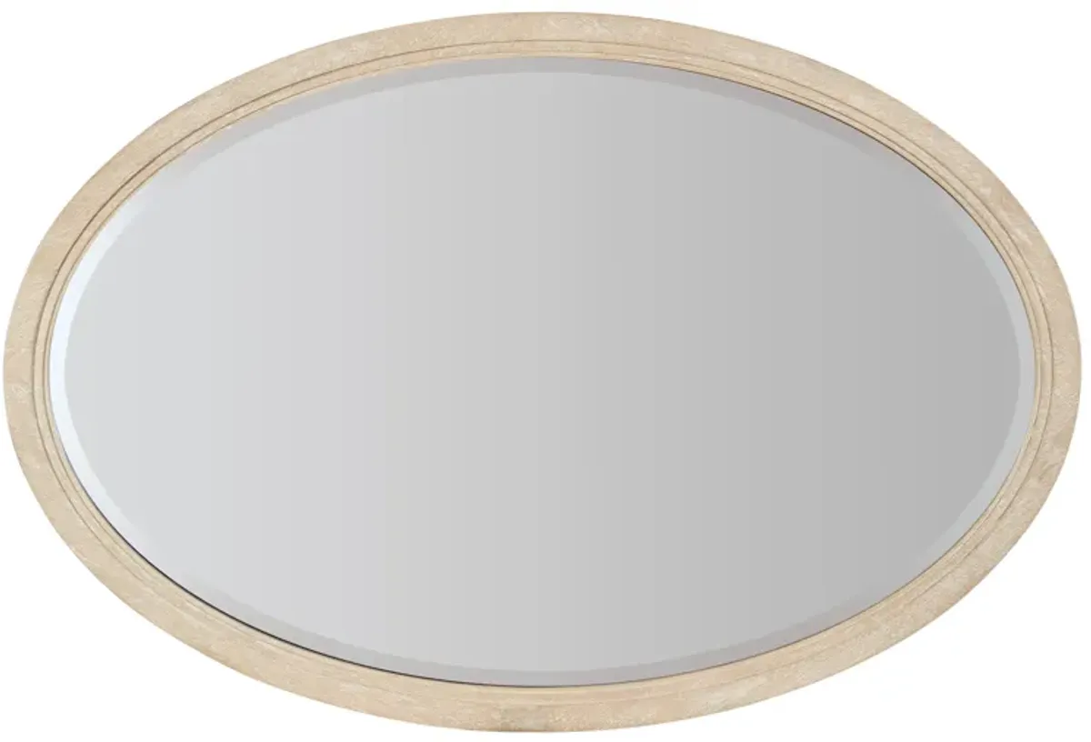 Nouveau Chic Oval Mirror