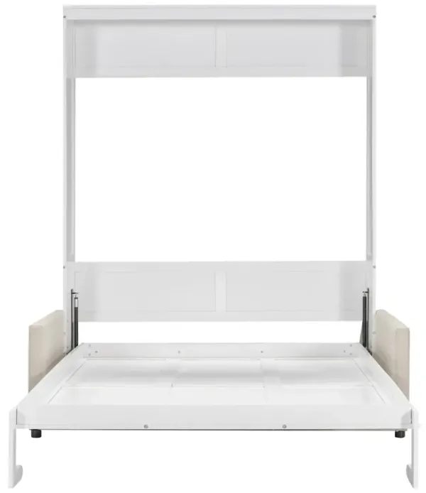 Merax Murphy Bed Cabinet Wall Bed with Cushion