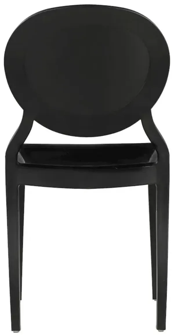 Commerical Seating Products Black Emma Armless Chairs
