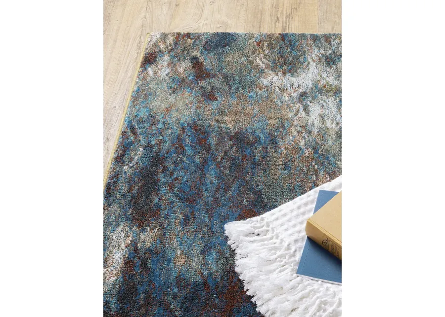 Venice 7'10" x 10' Blue Rug