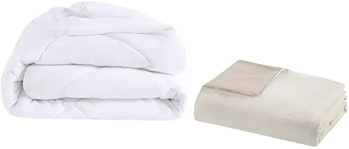 Gracie Mills Jennings Modern Farmhouse Organic Cotton Comforter Cover Set with Removable Insert