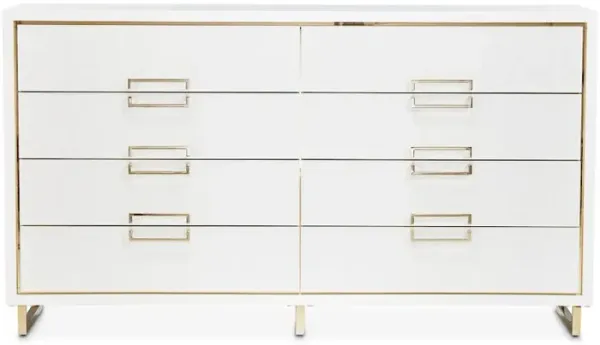 Michael Amini Palm Gate Dresser - Cloud White