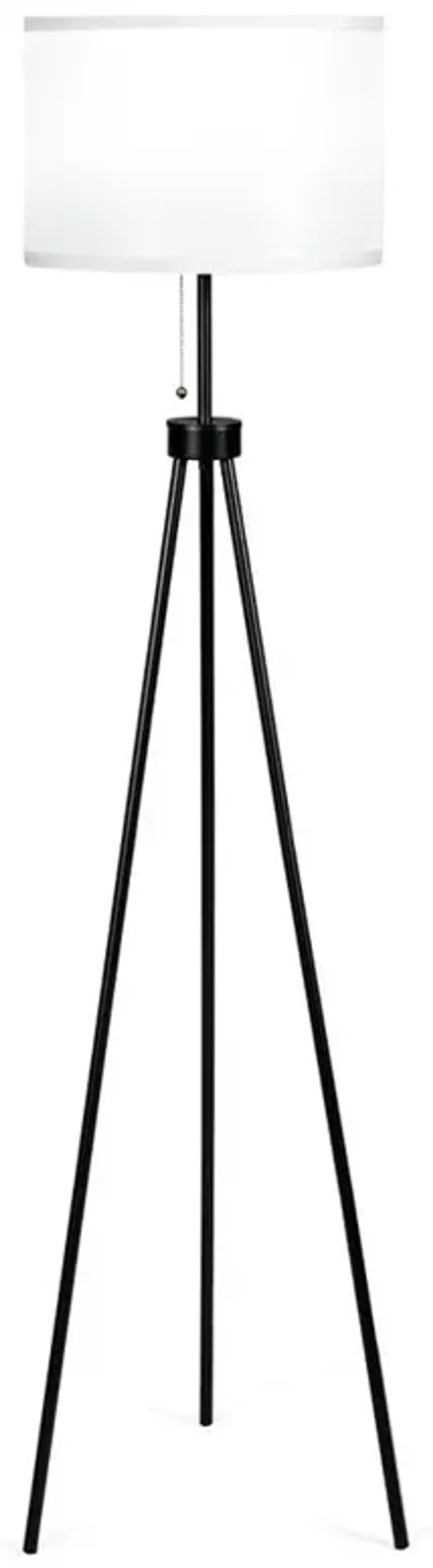 Modern Metal Tripod Floor Lamp with Chain Switch