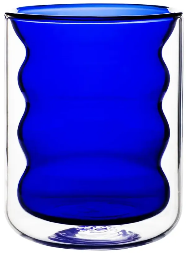 Waves Clear Water Glass - Set of 4