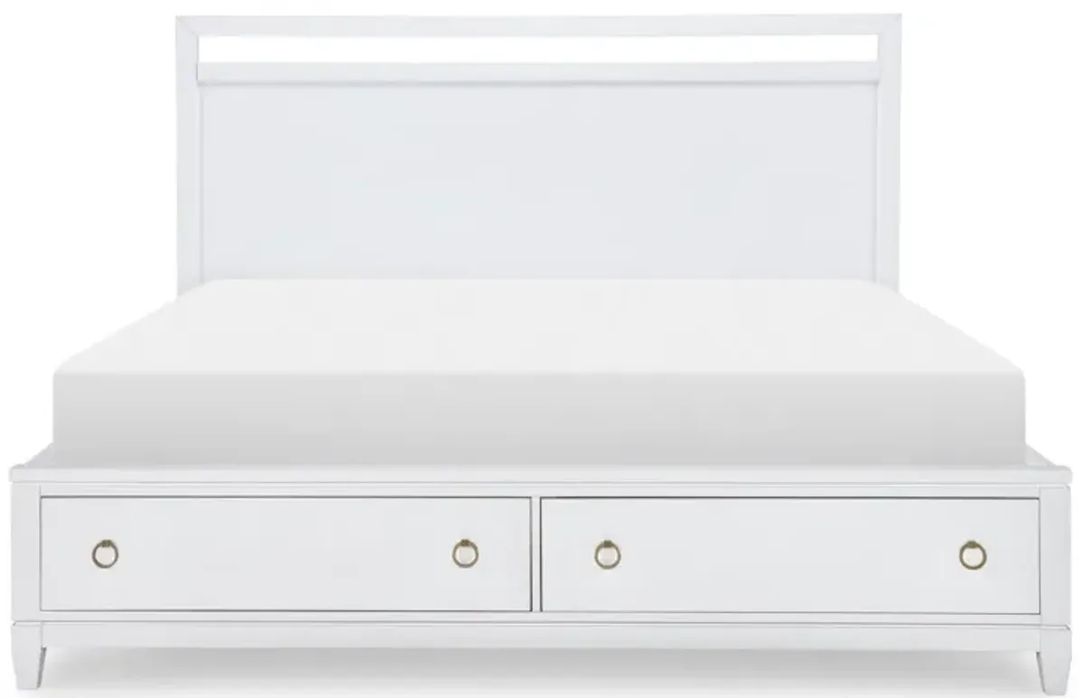 Summerland Cal King Panel Bed w/ Storage