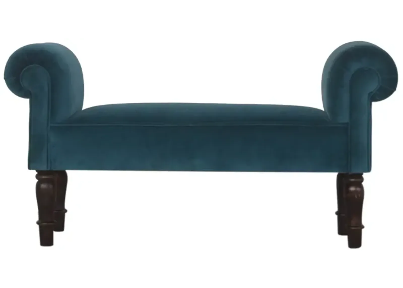 Artisan Furniture Teal Velvet Bench