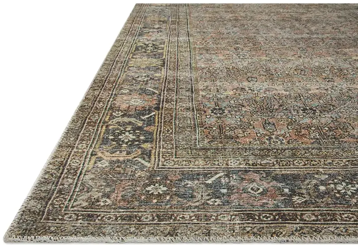 Adrian ADR03 Terracotta/Multi 3'6" x 5'6" Rug