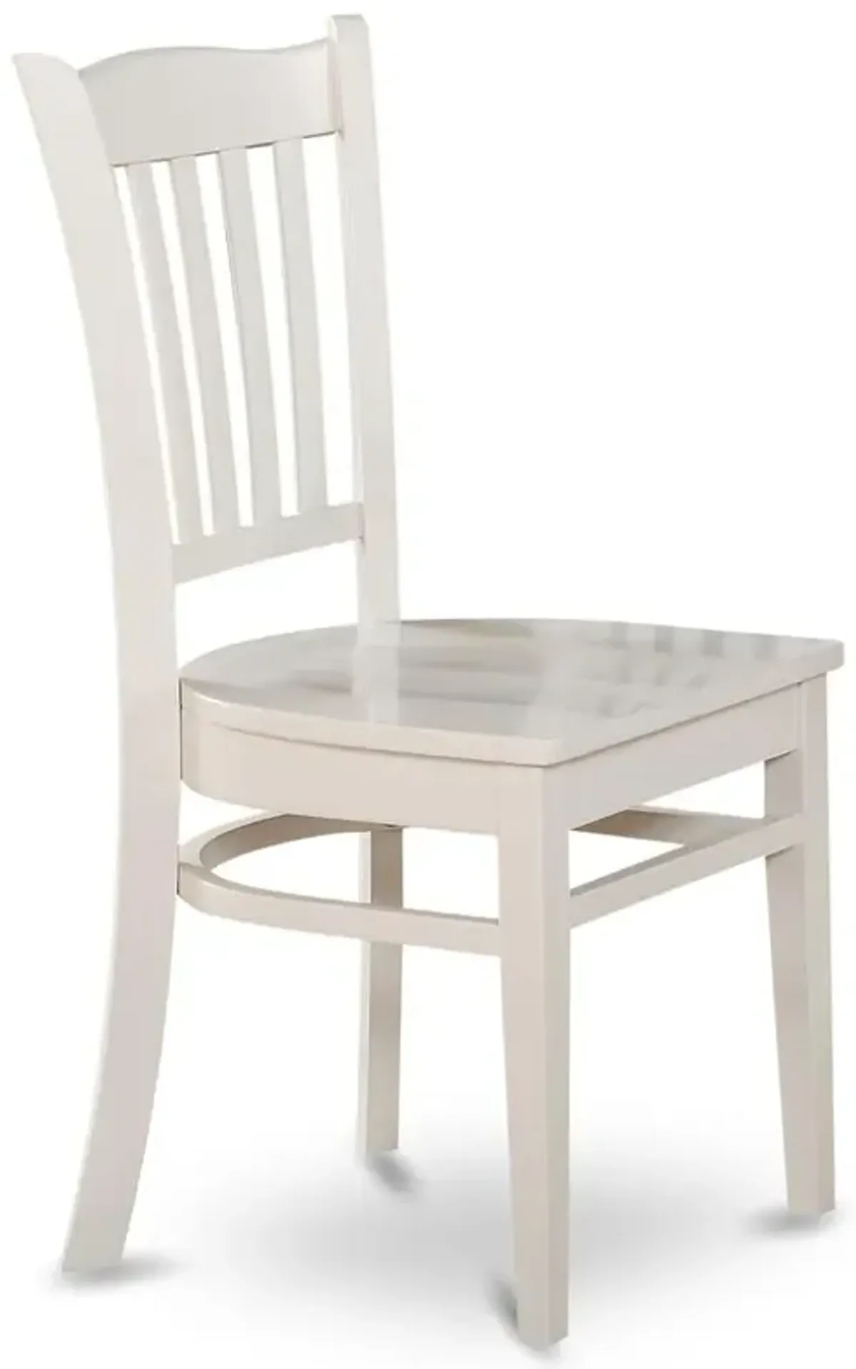 Groton Dining Chair With Wood Seat In Linen White Finish, Set of 2