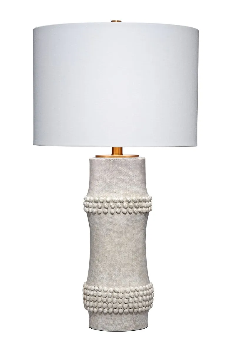 Rail Table Lamp, White