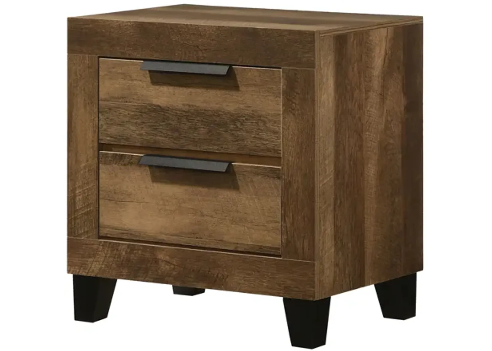 ACME Morales Nightstand, Rustic Oak Finish