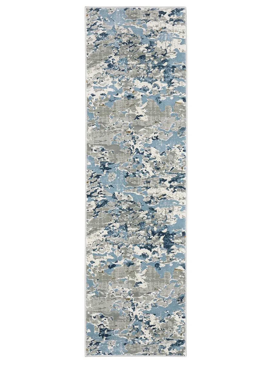 Easton 2'3" x 7'6" Grey Rug