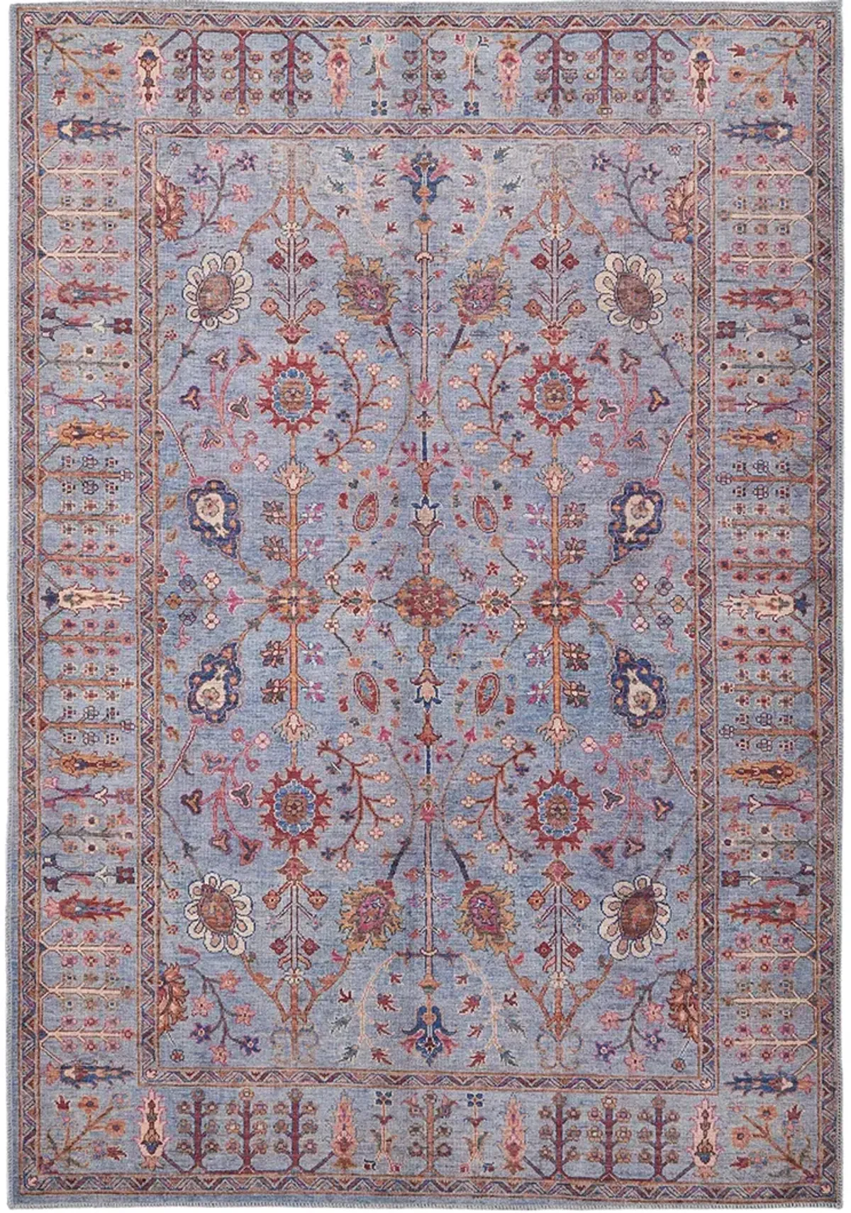 Rawlins 39HEF Gray/Blue/Red 7'10" x 9'10" Rug