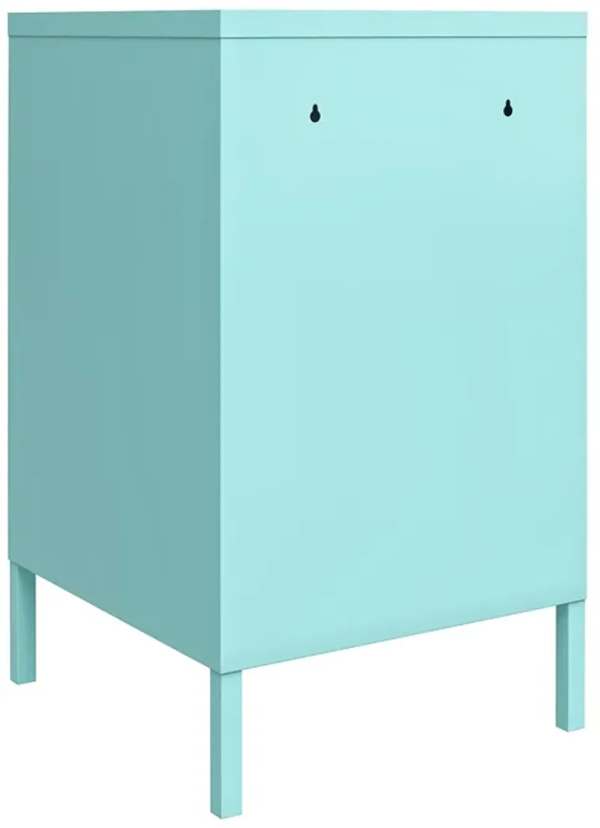 Novogratz Cache Metal Locker Style Livingroom End Table