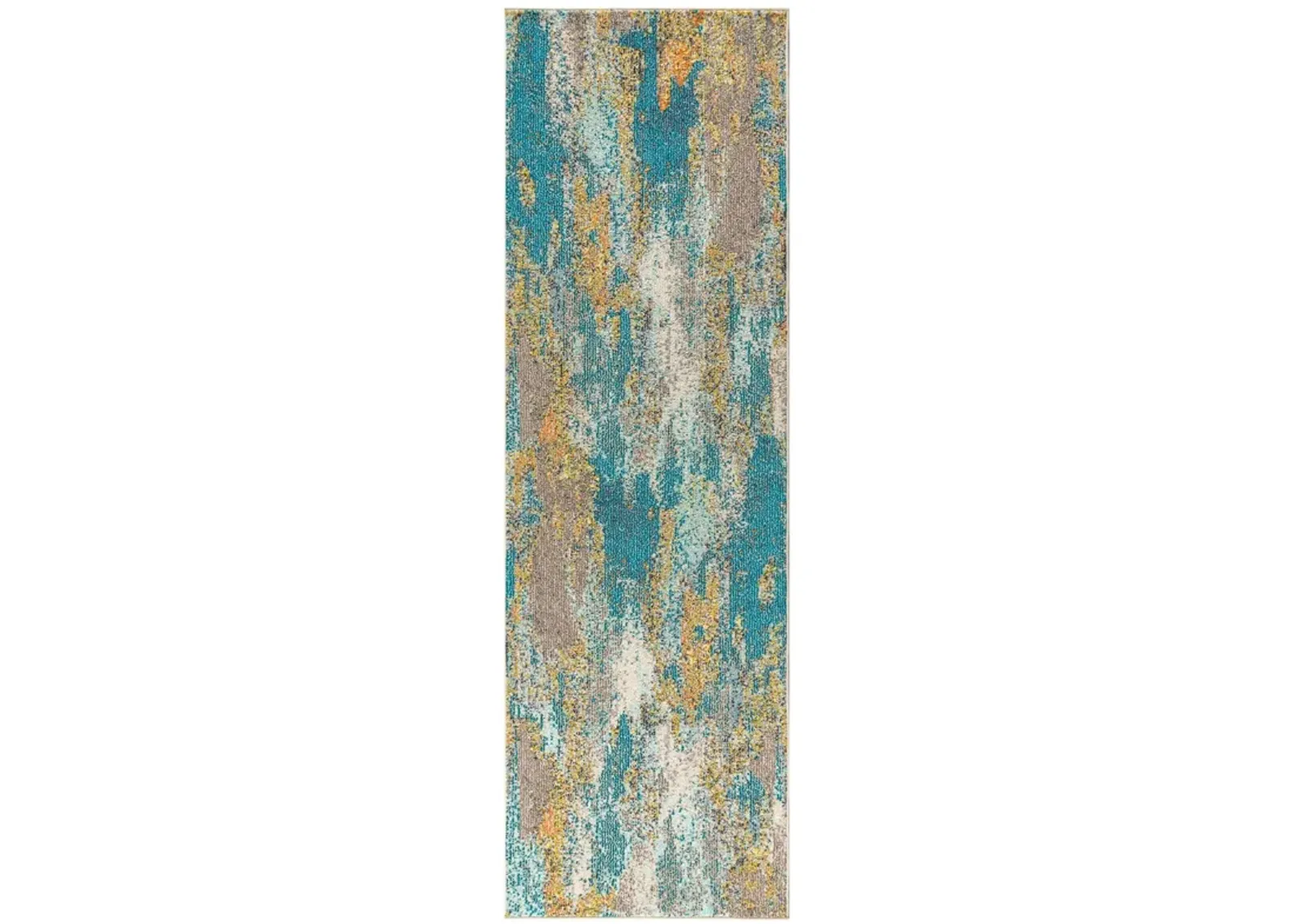 Contemporary Pop Modern Abstract Vintage Waterfall Area Rug