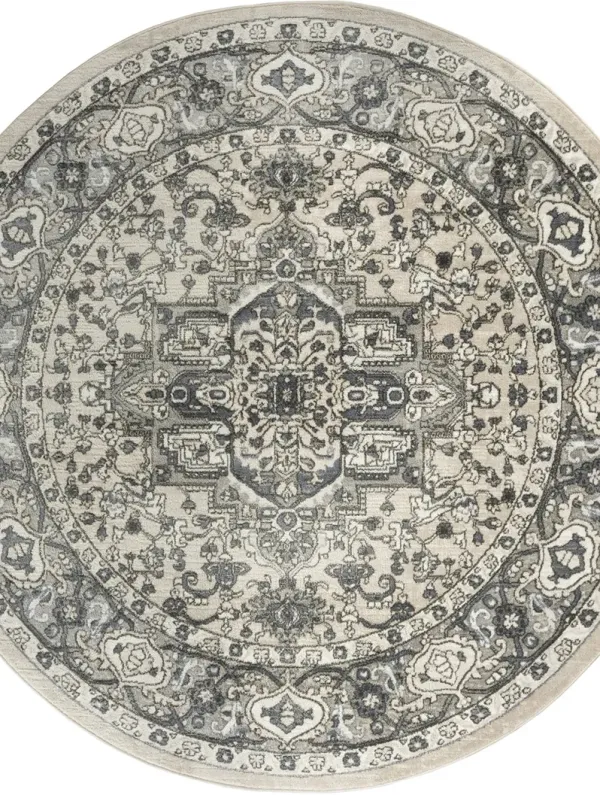 Quarry QUA05 Ivory/Blue 8'10" x 11'10" Rug