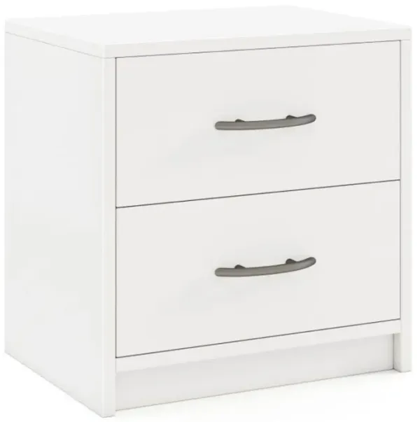 Hivvago 2 Drawer Nightstand with Storage for Living Room