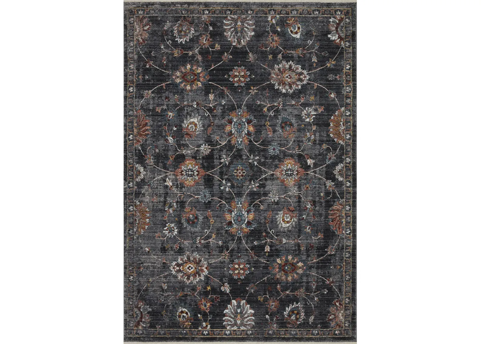 Samra SAM08 Charcoal/Multi 7'10" x 10' Rug