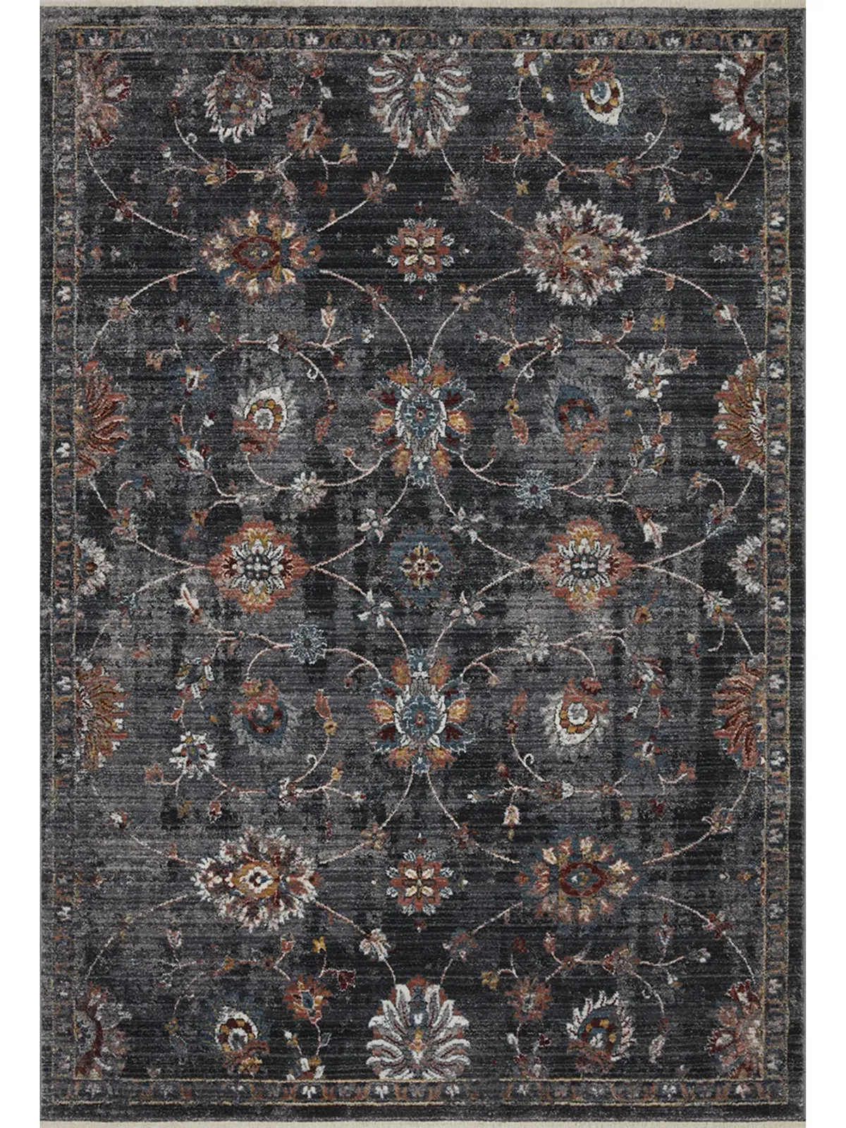 Samra SAM08 Charcoal/Multi 7'10" x 10' Rug