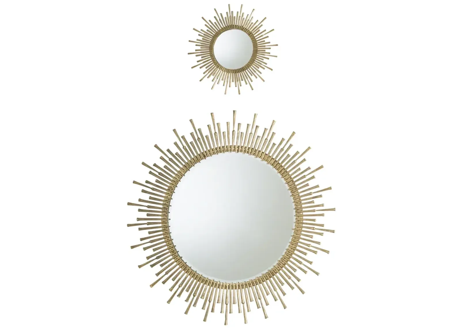 Spike Mirror- Brass