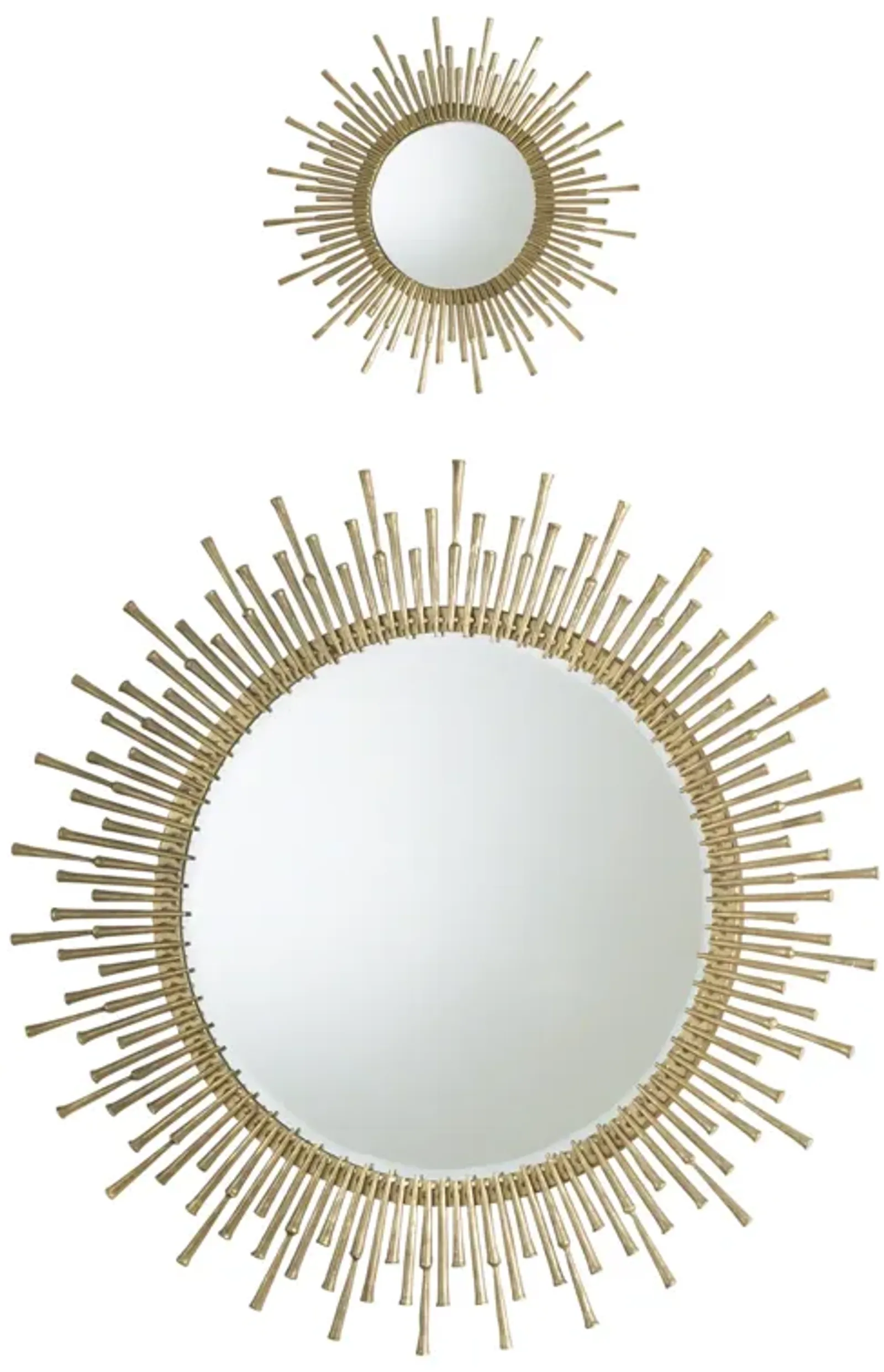 Spike Mirror- Brass