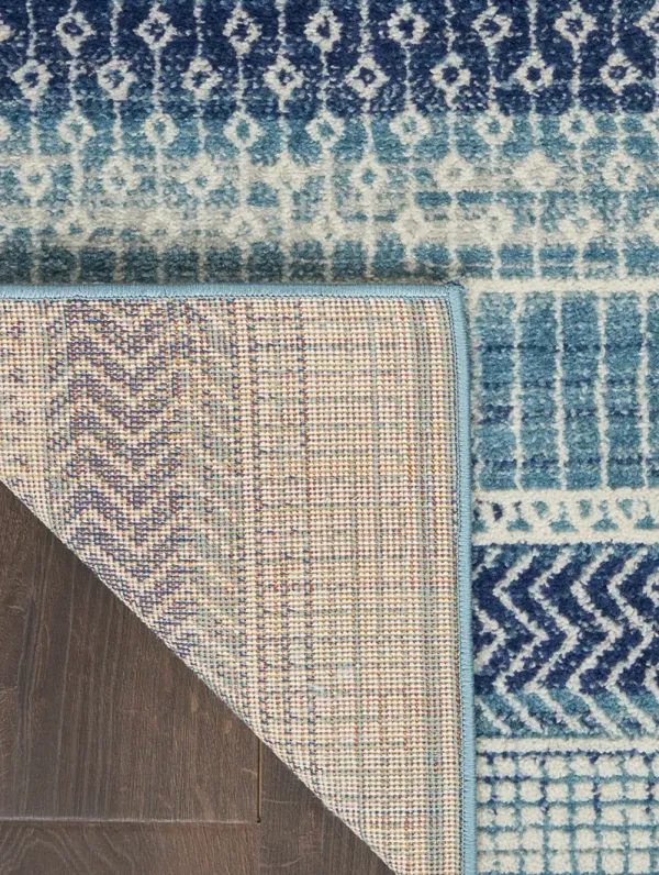 Passion PSN26 Navy/Blue 6'7" x 9'6" Rug